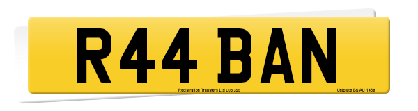 Registration number R44 BAN